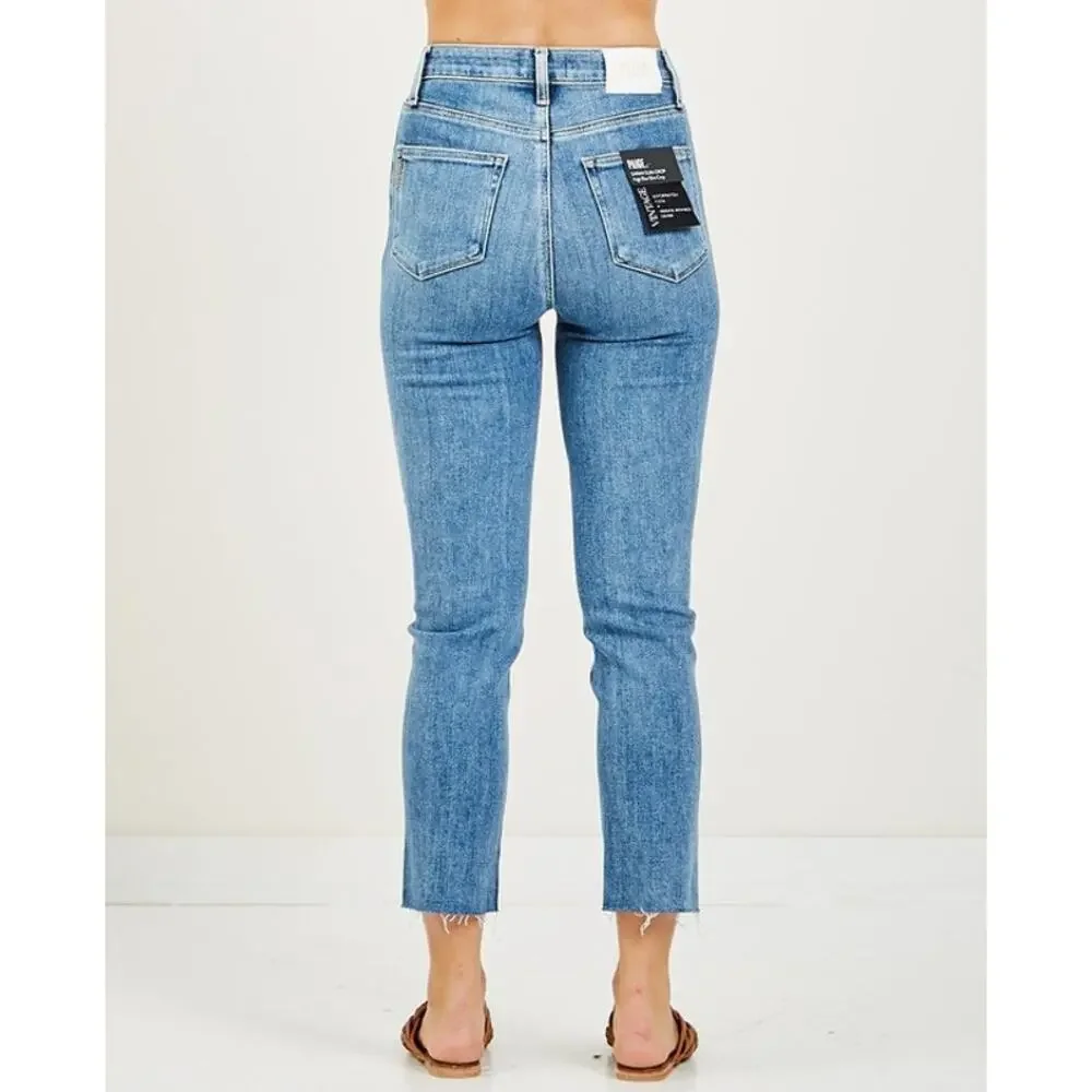 Paige Sarah Slim Crop Skinny Jeans Sundown‎